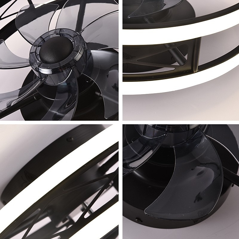 Ceiling Fans with Lights Dimmable with Remote Control Flush Mount Indoor Ceiling Fan,15.6" Smart 3 Colors 6 Speeds Reversible3