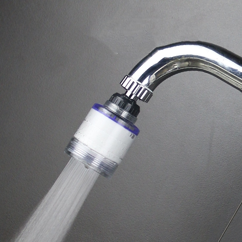 Faucet Water Filter for Bathroom Kitchen Sink, ABS Purifier Sprayer Shower Head Filter for Face Skin Wash, 5pcs Filter Element PP Cotton, Hard Water Filtration Remove Chlorine Fluoride Heavy Metals4