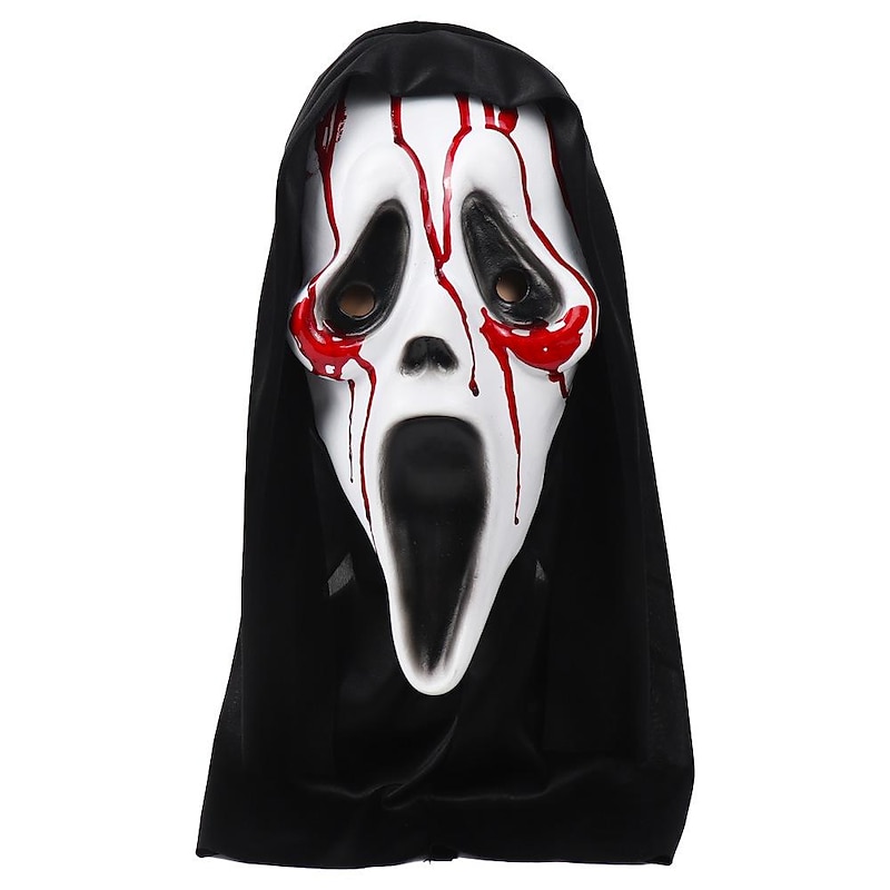 Ghostface Mask Devil Ghost Cosplay Costumes Latex Horror Masks Ghost Face Scream 6 Helmet Creepy Halloween Party Masquerade Props