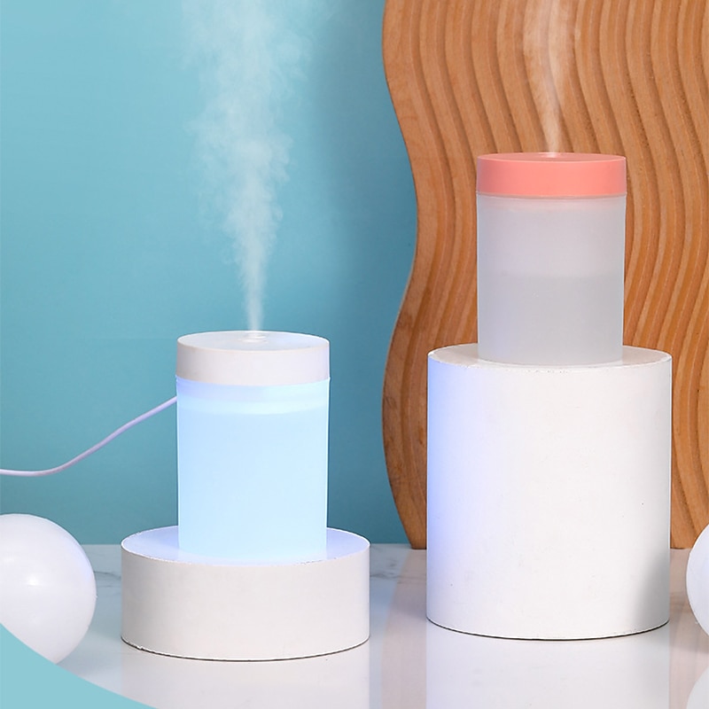 Colorful Car Humidifier - 200ML Capacity USB Plug-in Large Spray Volume Free USB Cable & Cotton Core - Perfect for Home, Office & Car Interior Decoration