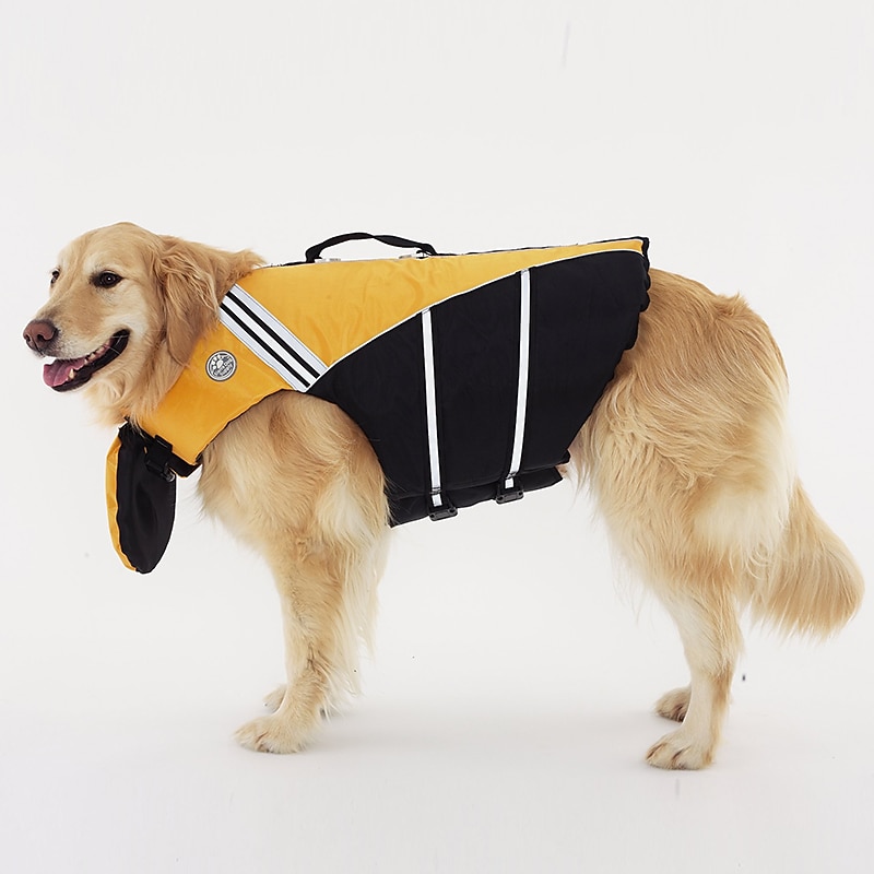 Dog Vest Life Vest Dog Life Jacket Fashion Sports & Outdoors Safety Beach Pool Dog Clothing for Husky Golden Retriever Bichon Frise Pomeranian Small