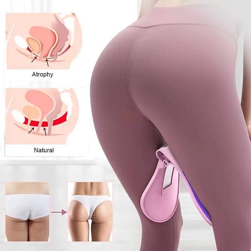 1pc Plastic Butt Trainer (Wear Pants When Using) Pelvic Floor Muscle Correction Exerciser For Inner Thighs Postpartum Rehabilitation Buttocks Legs Home Gym Fitness Equipment2
