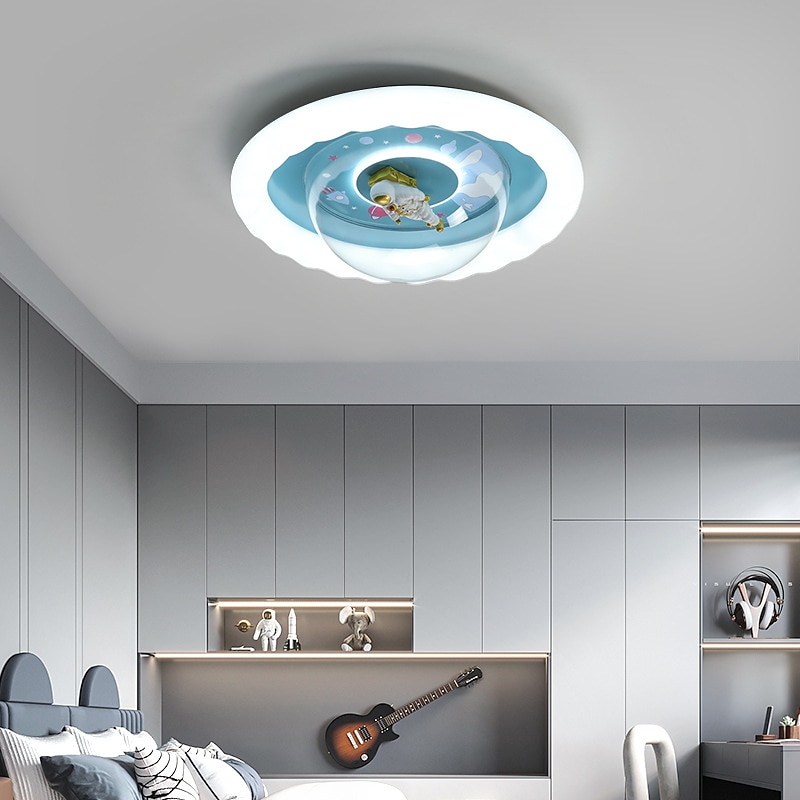 Dimmable LED Ceiling Lamp for Children's Room Astronaut Design 20" Creative Simplicity balloon Light Bedroom Cartoon Ceiling Light Fixture4