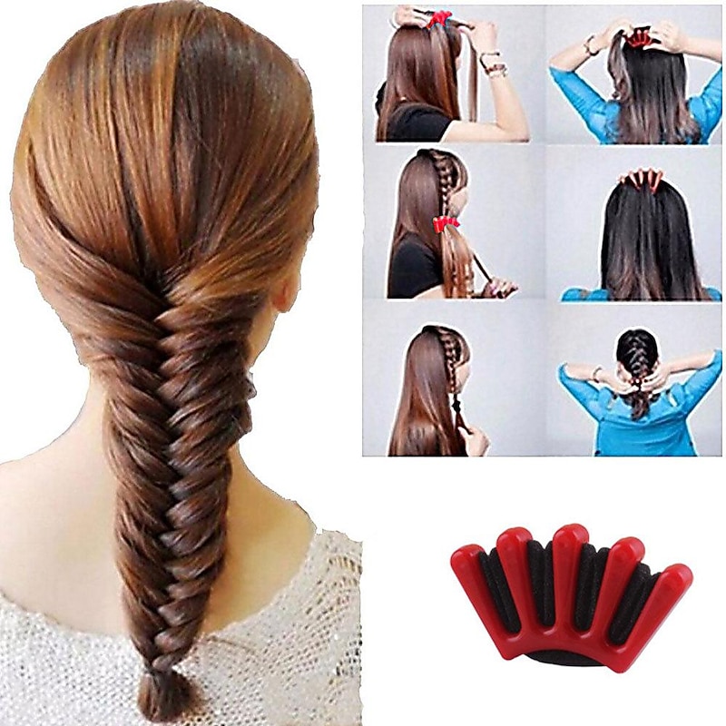 53pcs Hair Styling Set Hair Design Styling Tools Accessories DIY Hair Accessories Hair Modelling Tool Kit Hairdresser Kit Set Magic Hair Bun Maker Shaper2
