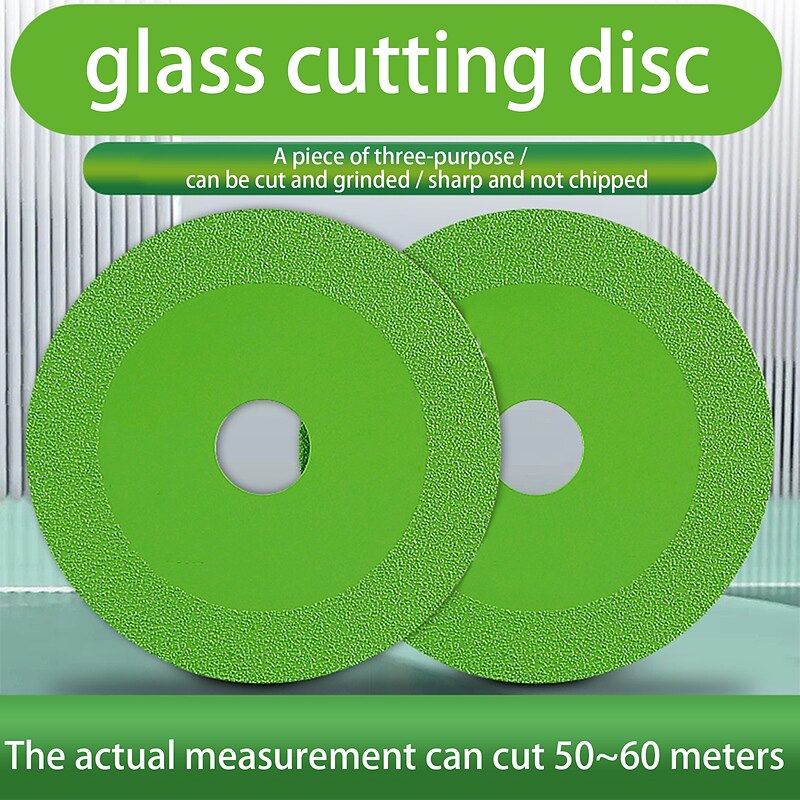 Saw Blade Tool Glass Cutting Disc Diamond High-temperature Resistant Accessories Green Angle Grinder Grinding Wheel2