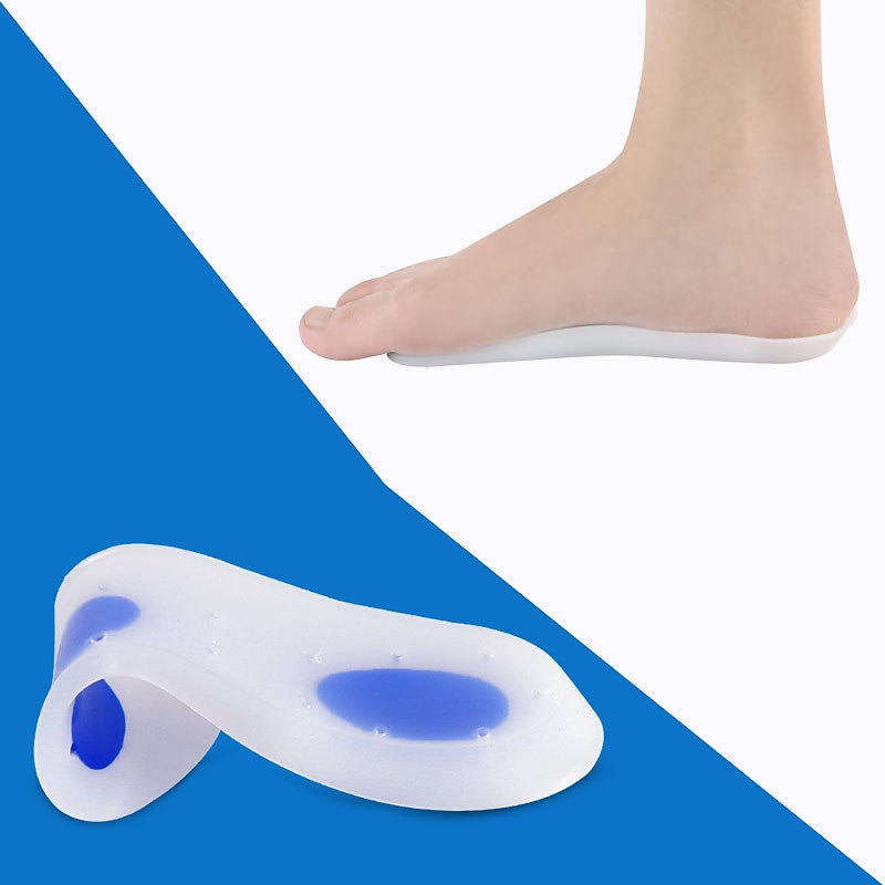 1 Pair Gel Heel Cups Plantar Fasciitis Inserts - Silicone Gel Heel Pads for Heel Pain Bone Spur & Achilles Pain Gel Heel Cushions and Cups Pad & Shock Absorbing Support4