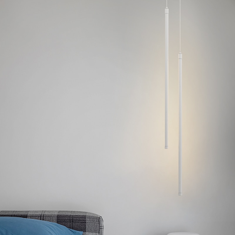 LED Pendant Light 2-Light 60 cm 24W Line Design Pendant Light Aluminum Modern Style light for Office, Bedroom, Living Room 110-240V2