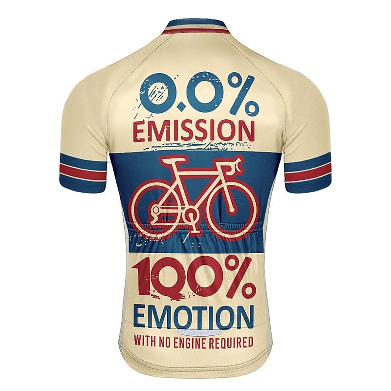 Men's Cycling Jersey Graphic Funny Short Sleeve Bike Jersey Top with 3 Rear Pockets Mountain Bike MTB Road Bike Cycling Quick Dry Reflective Strips Back Pocket Moisture Wicking Sports Yellow Blue2