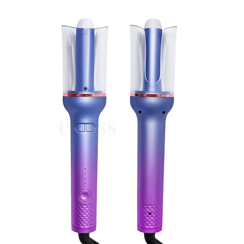 Automatic Curling Iron Professional Automatic Hair Curler with 1 Curling Iron Large Slot & Adjustable 4 Temperature & 3 Timer Dual Voltage Rotating Curling Iron with Auto Shut-Off for Hair Styling4