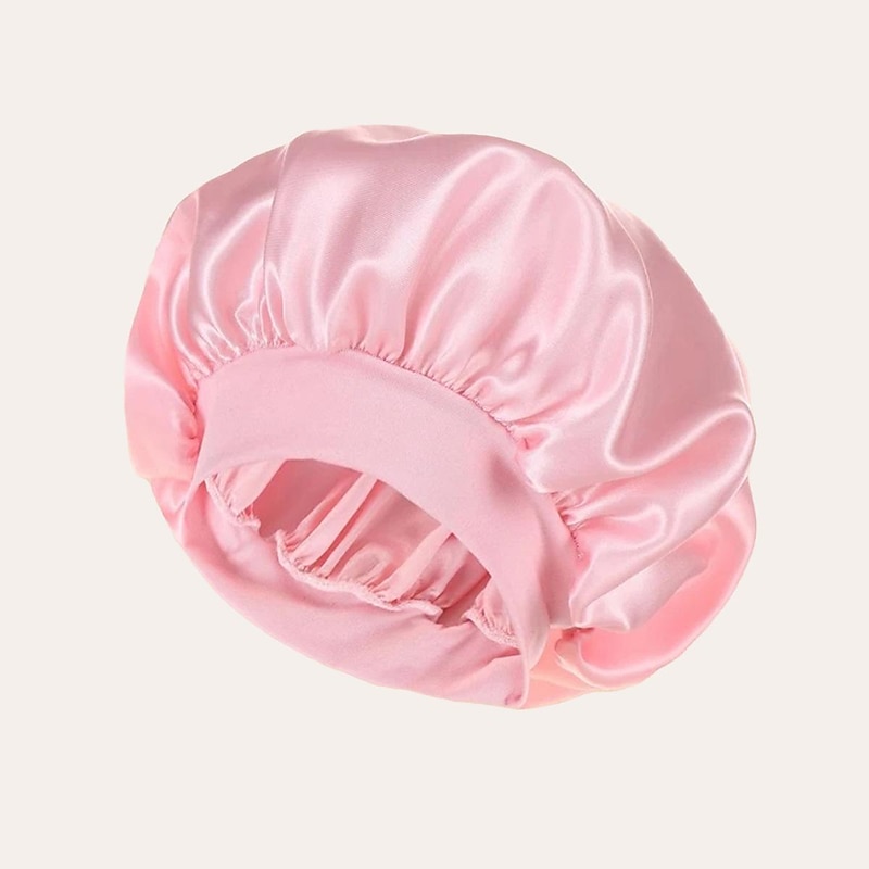 Women's Satin Bonnet Silk Curly Natural Long Hair Sleep Cap Night Extra Large Oversized Headbands4