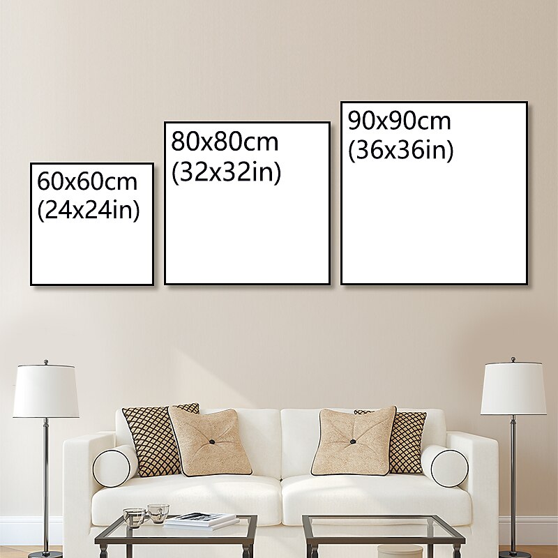 Nursery Oil Painting Hand Painted Animals Abstract Modern Contemporary Stretched Canvas With Stretched Frame2