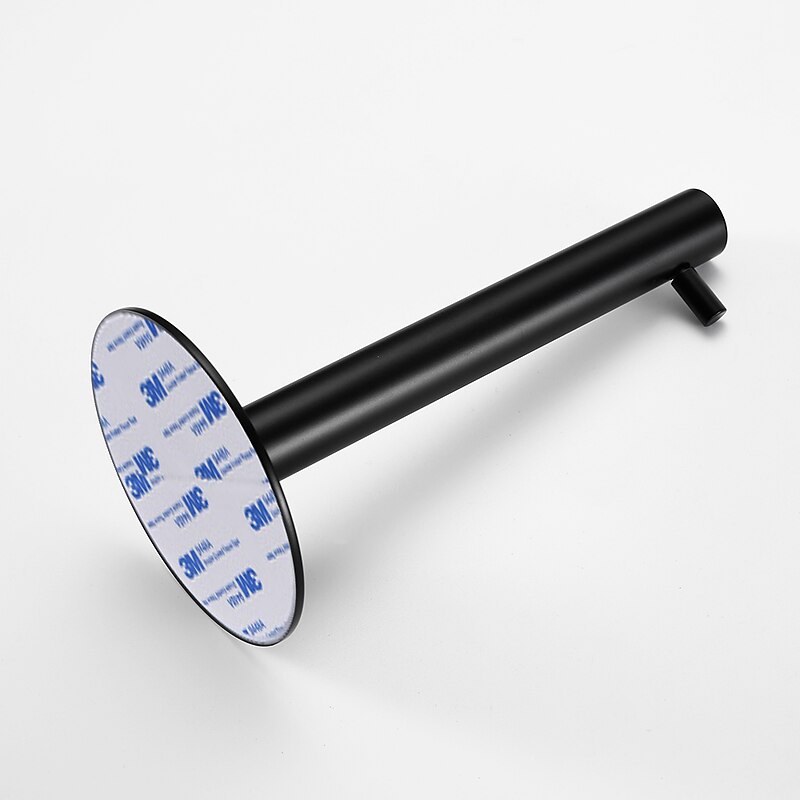 Self-adhesive Toilet Paper Holder SUS304 Stainless Steel Roller Paper Matte Black Storage Rack Tissue Roll Hanger Bathroom Paper Towel Dispenser Office Toilet Paper Holder4