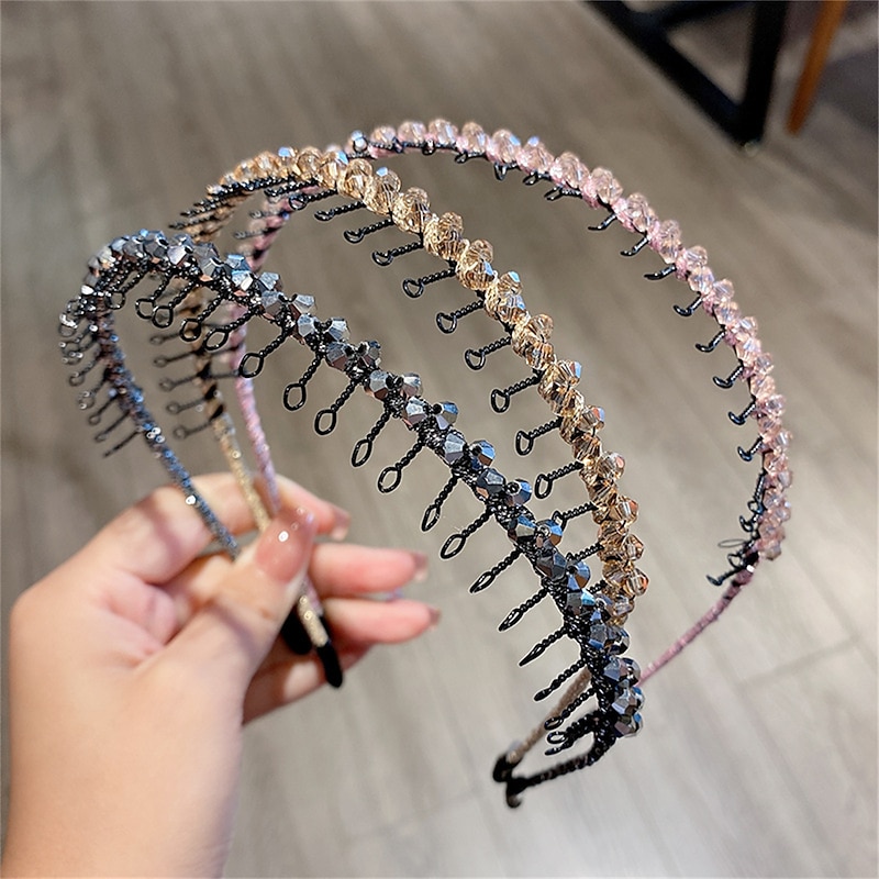 Kids / Toddler Girls' Active / Sweet Daily Solid Color Shiny Metallic Polyester Hair Accessories Silver / Black / Pink Kid onesize3