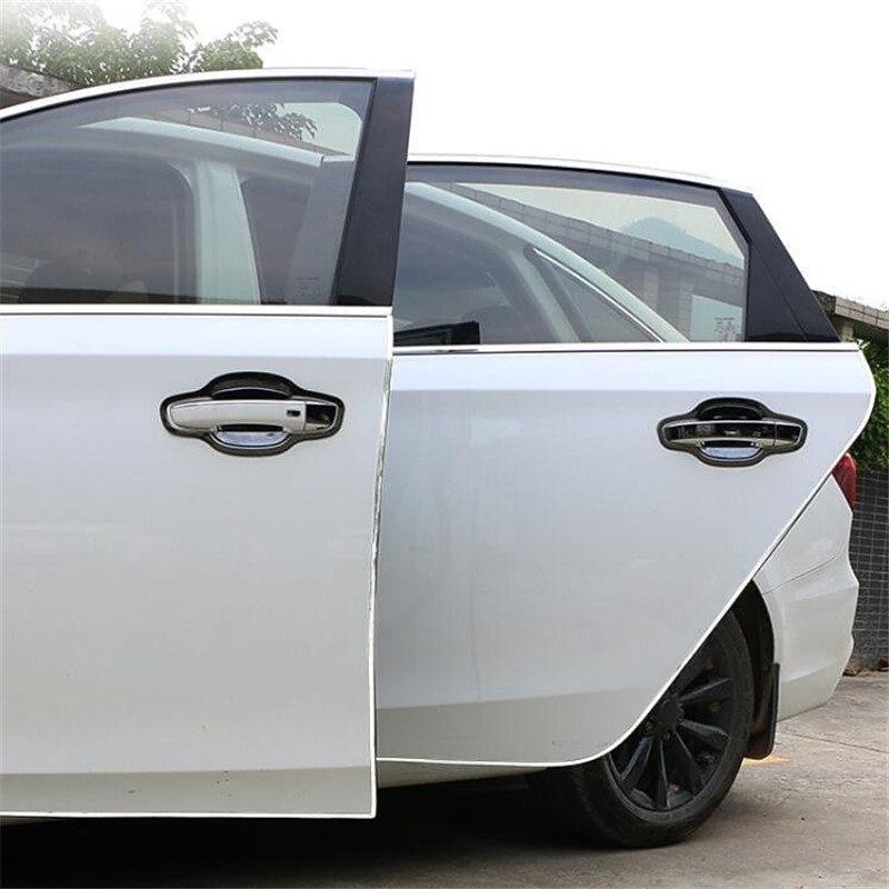 StarFire 5M Car Door Edge Scratch Protection Strip Bumper Anti-collision Strip DIY Silver PVC Molding Decorative Strip Auto Accessories4