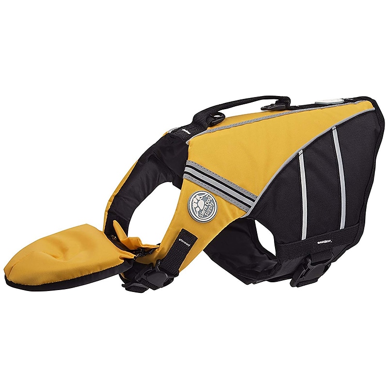 Dog Vest Life Vest Dog Life Jacket Fashion Sports & Outdoors Safety Beach Pool Dog Clothing for Husky Golden Retriever Bichon Frise Pomeranian Small4