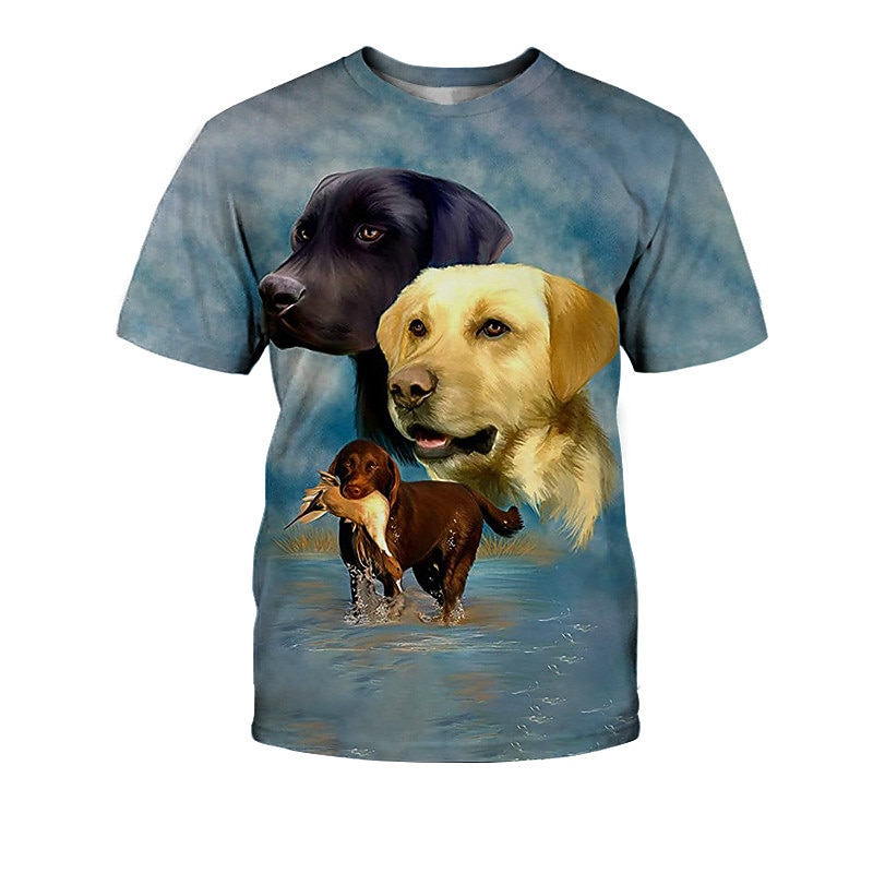 Animal Dog Dachshund T-shirt Anime 3D Graphic For Couple's Men's Women's Adults' Masquerade 3D Print Casual Daily2