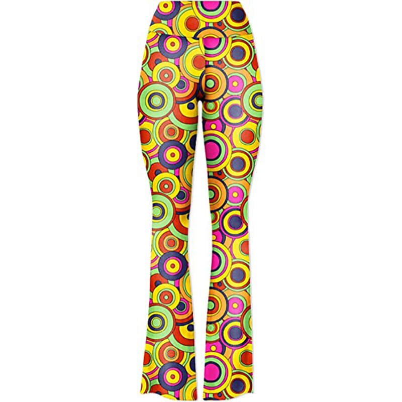 Retro Vintage 1960s 1970s Trousers Bell Bottom Pants Flared Trousers Hippie Fancy Dress Women's Daily Wear Bachelorette Party Pride Parade Adults' Pants4