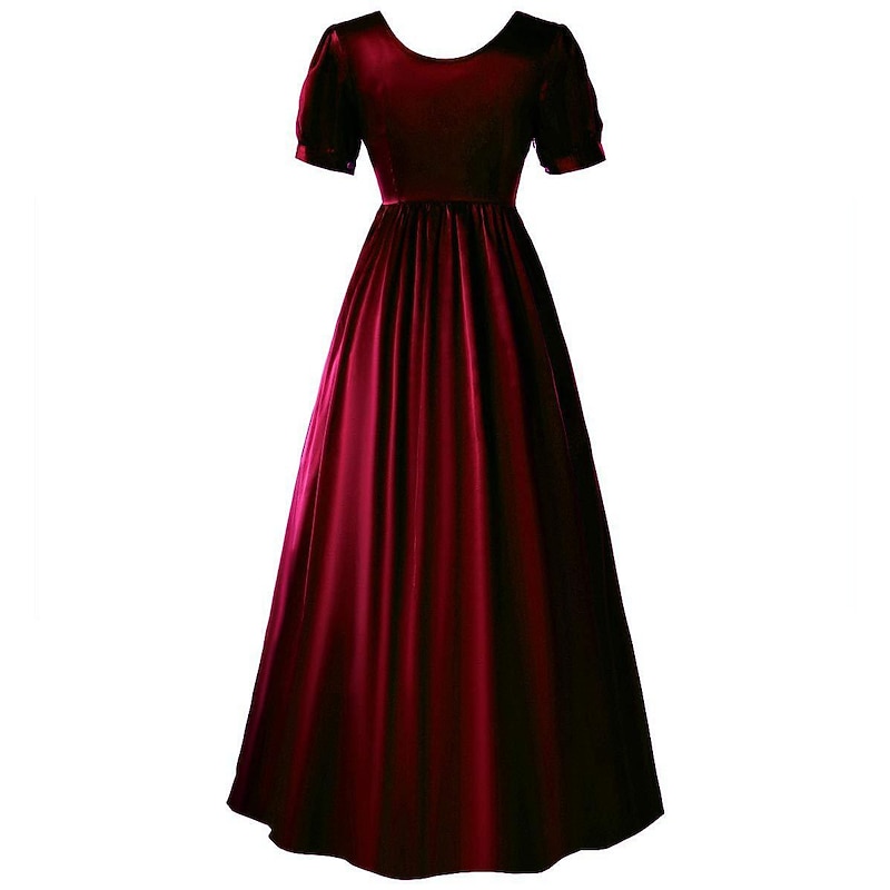 Victorian Medieval Renaissance Cocktail Dress Vintage Dress Tea Dress Prom Dress Women's Girls' Costume Vintage Cosplay Party Masquerade Tea Party Dress4