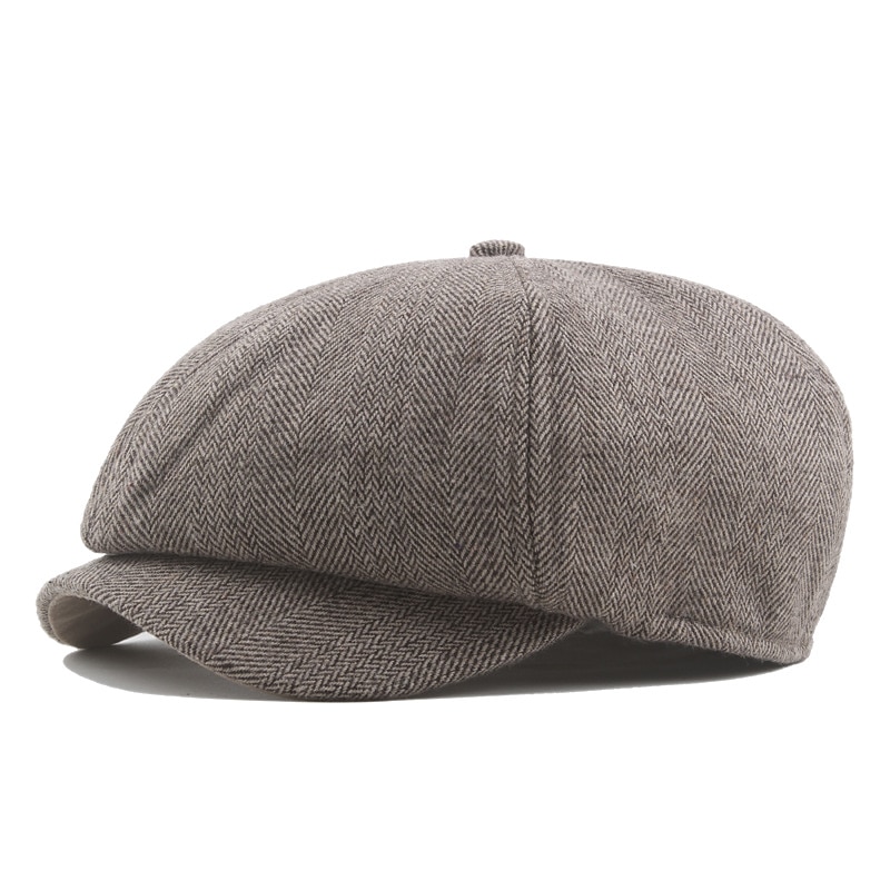 Men's Beret Hat Newsboy Hat Black khaki Cotton Streetwear Stylish 1920s Fashion Outdoor Daily Going out Graphic Prints Warm2