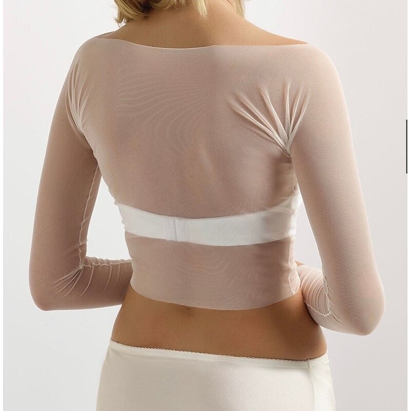 Shawls Women's Wrap Pure Elegant Long Sleeve Tulle Wedding Wraps With Pure Color For Party Spring & Summer2