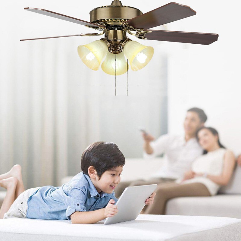 Ceiling Fans with Lights with Remote Control Ring Design 41" Flush Mount Low Profile Indoor Ceiling Fan4