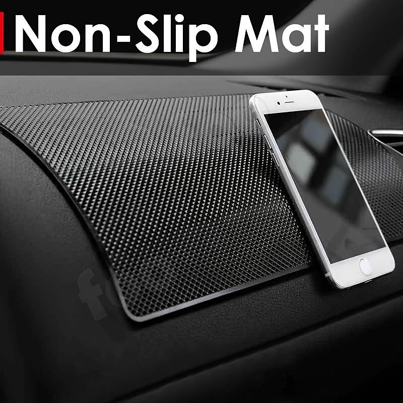 Car Dashboard Non-Slip Sticky Mat Phone Key Holder Non-Slip Mat Magic Anti-Slip Pad Adhesive Mat Car Sticker For BMW Car Accessories (200mm X 130mm)
