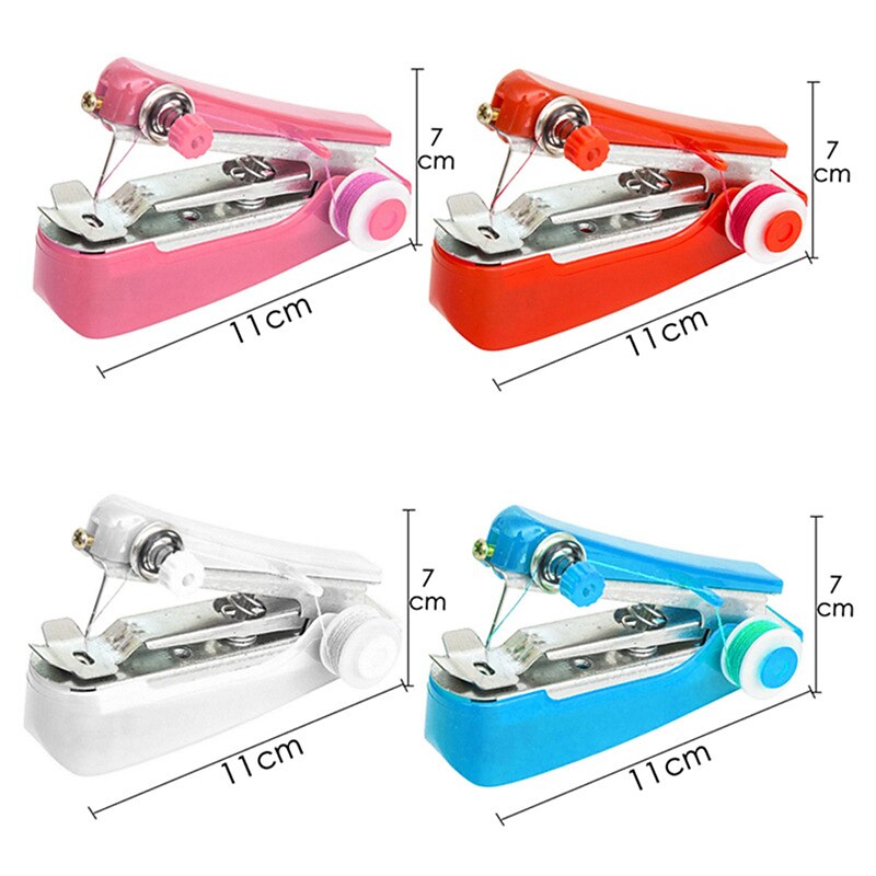 Mini Sewing Machines Needlework Cordless Hand-Held Clothes Useful Portable Sewing Machines DIY Apparel Sewing Fabric Tool2