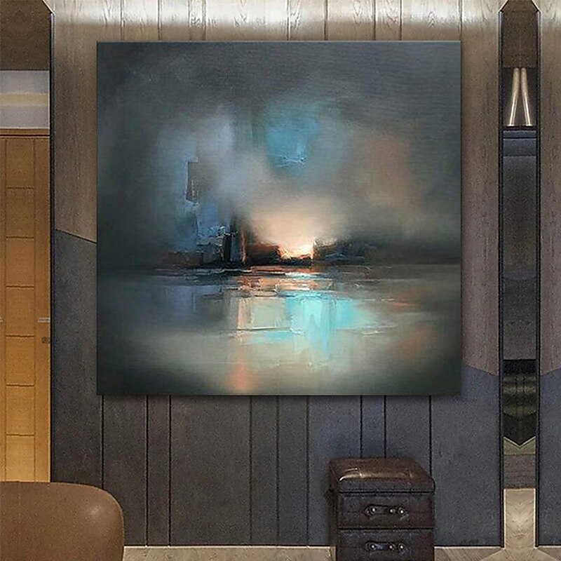 Oil Painting Handmade Hand Painted Wall Art Retro Abstract Ready to Hang Home Decoration Decor3