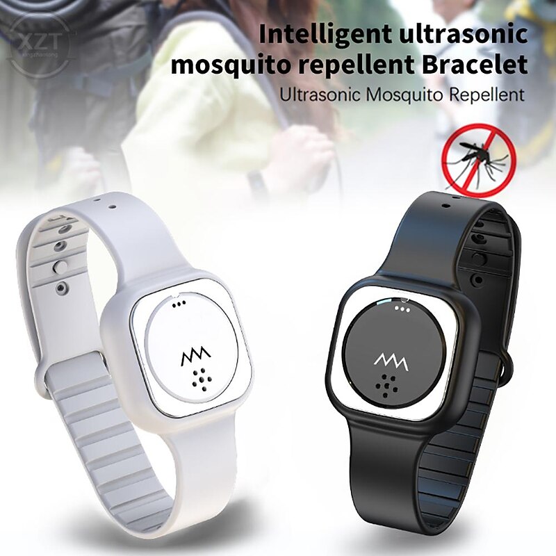 Ultrasonic Anti-Mosquito Bracelet – Wearable Slim Bracelet Outdoor Use4