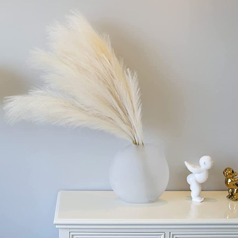 5pcs Wedding Mini Pampas Reed Grass INS Wind Simulated Flower Factory Home Decoration Wholesale Artificial Flowers 5