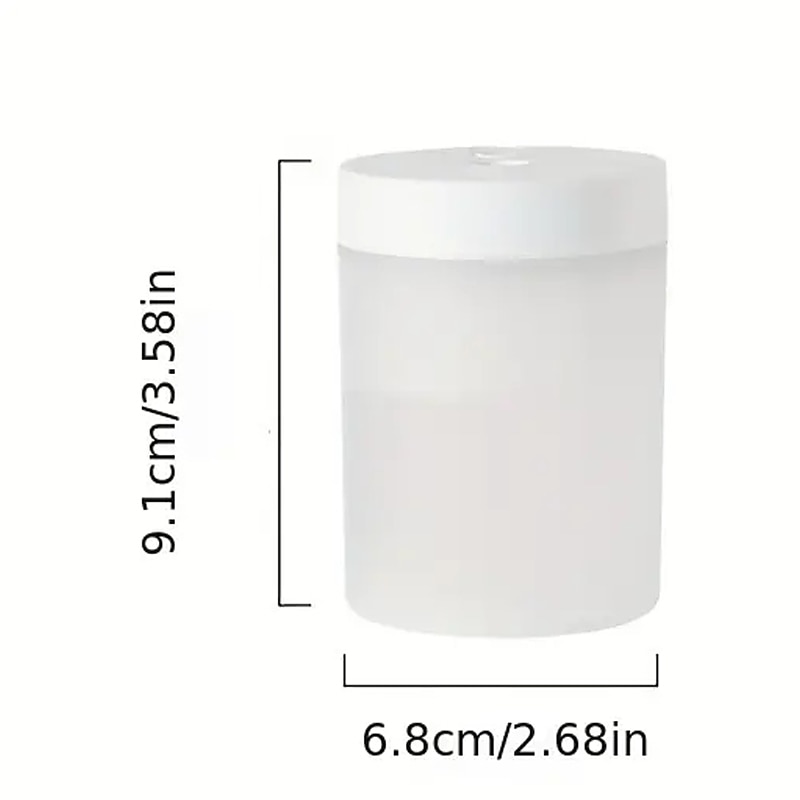 Colorful Car Humidifier - 200ML Capacity USB Plug-in Large Spray Volume Free USB Cable & Cotton Core - Perfect for Home, Office & Car Interior Decoration4