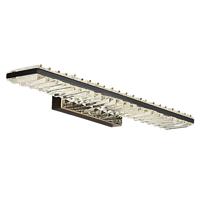 LED Vanity Light Crystal Waterproof IP20 20W Mirror Light Modern White Minimalist Bathroom Light Fixture Aluminum Iron Bathroom Wall Sconce  Wall Mount Lighting Fixture3