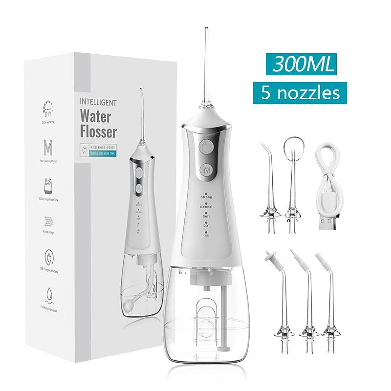 Water Flosser Teeth Cleaner Teeth Deeply Cleaning Rechargeable Oral Irrigator For Oral Care Ideal For Gift For Men And Women Daily Tooth Care2