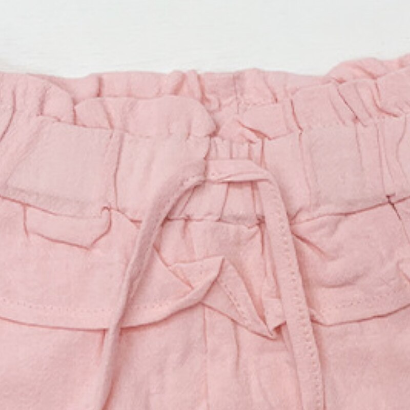 2 Pieces Toddler Girls' Floral Shirt & Shorts Set Short Sleeve Active Casual Cotton 3-7 Years Summer White4