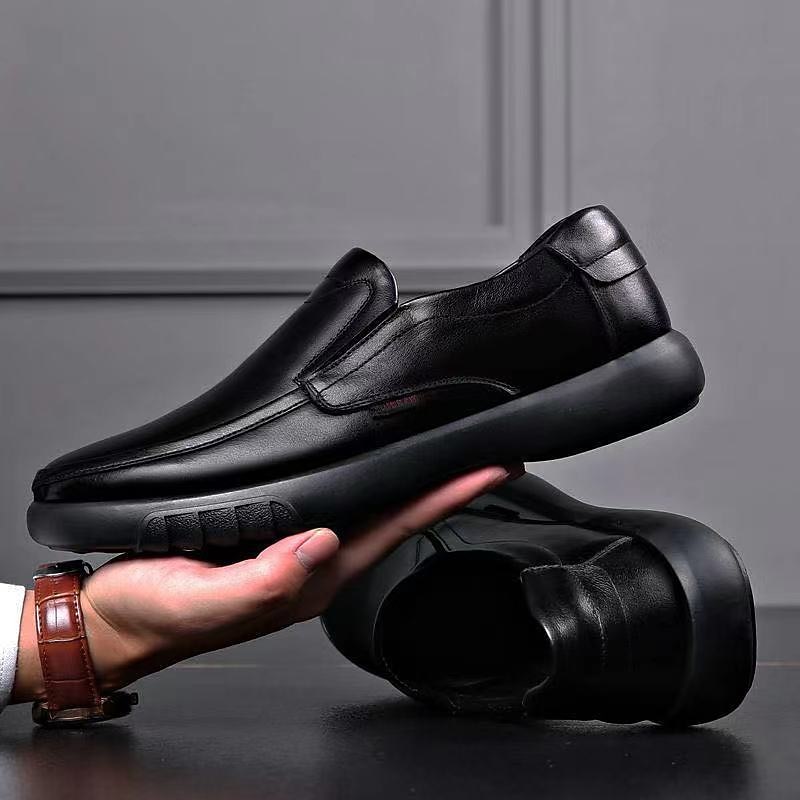 Men's Casual Faux Leather Loafers, Slip-On Comfortable Dress Shoes for Business Office Daily Wear2