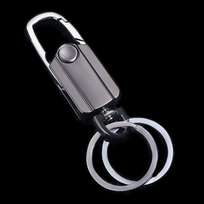 4-in-1 Heavy Duty Key Chain Anti-Anxiety Fidget Spinner Rotatable Keyring Box Cutter Phone Holer Bottle Opener Keychain CYT4
