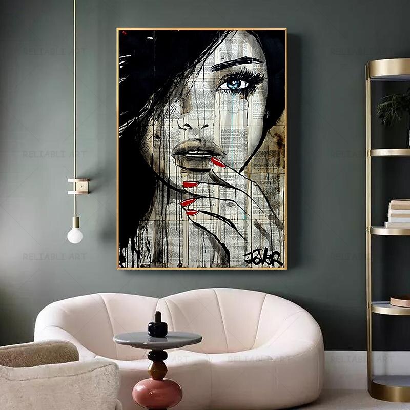 Print Rolled Canvas Prints - People Modern Art Prints4