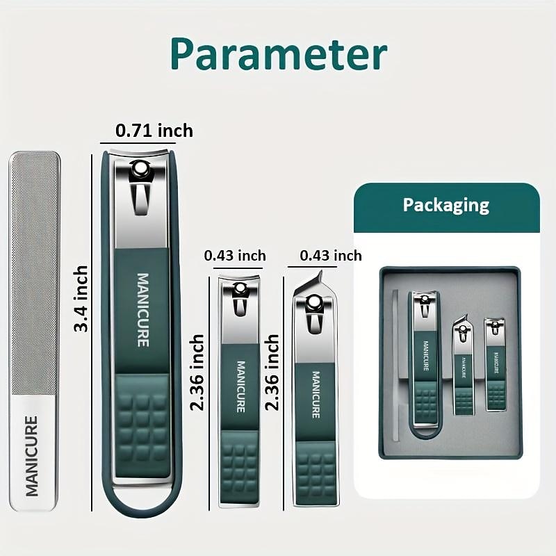 Germany Nail Clipper Set Special Nails Cut Nail Clippers Pedicure Tool With Box4