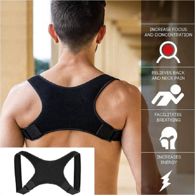 Hunchback Correction BeltBack Posture CorrectorBack Brace Support for Women Adult Women Breathable Elastic Back Corrector BeltBack Shoulder Posture Correction Band Improves Posture4