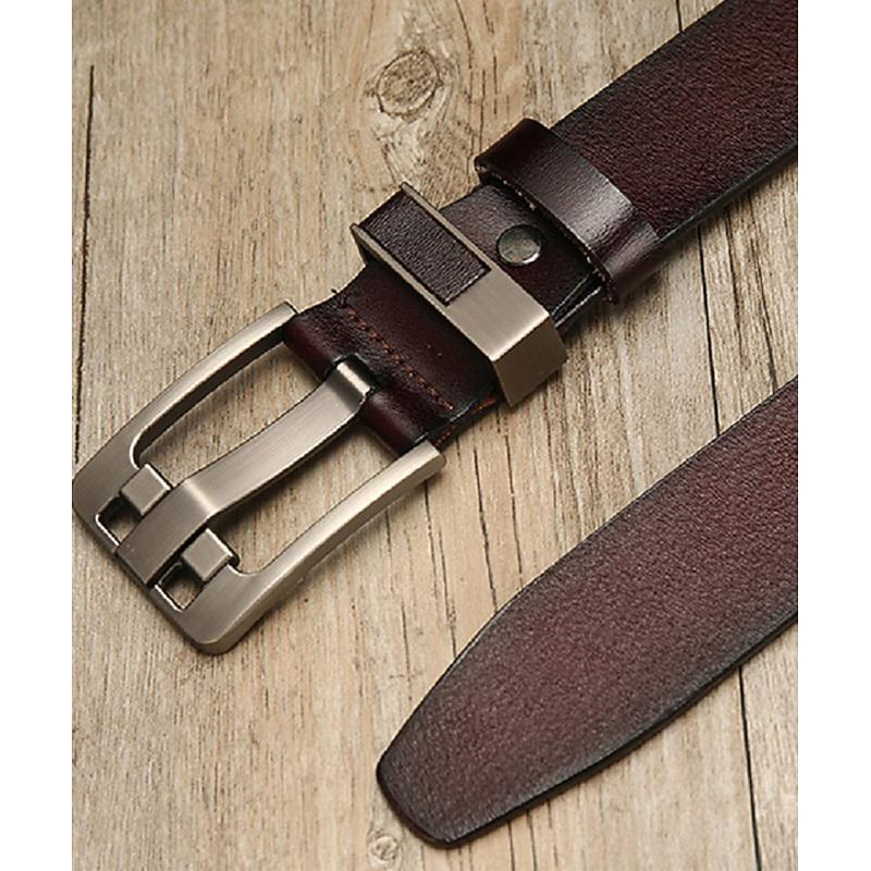 Men's Dress Belt Leather Belt Ratchet Belt Black Brown Alloy Retro Traditional Plain Daily Wear Going out Weekend4