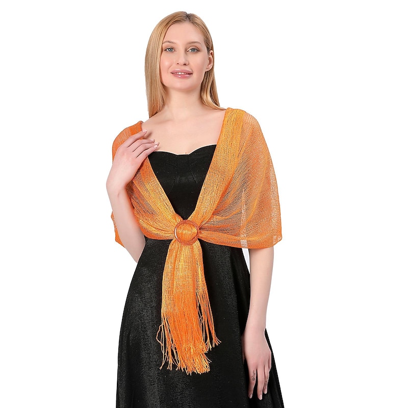 Women's Shrug Elegant Shrugs Vintage Style Solid Color Open Front Half Sleeve Knit Formal Party Work Silver Light Pink Summer Spring 18