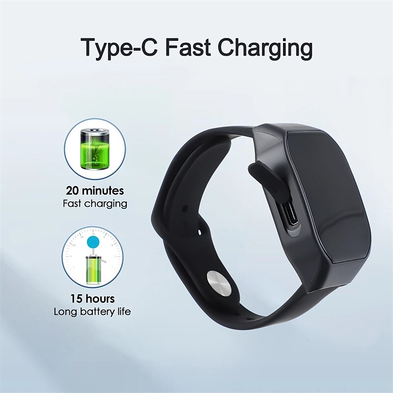EMS Sleep Aid Watch Microcurrent Pulse Fast Sleeping Help Smart Wristband Anti-anxiety Insomnia Hypnosis Device Pressure Relief 7