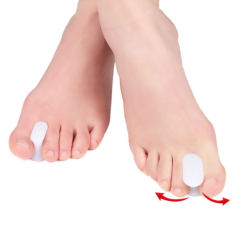 Gel Toe Separators for Overlapping Toes Bunions Big Toe Alignment Corrector and Spacer3
