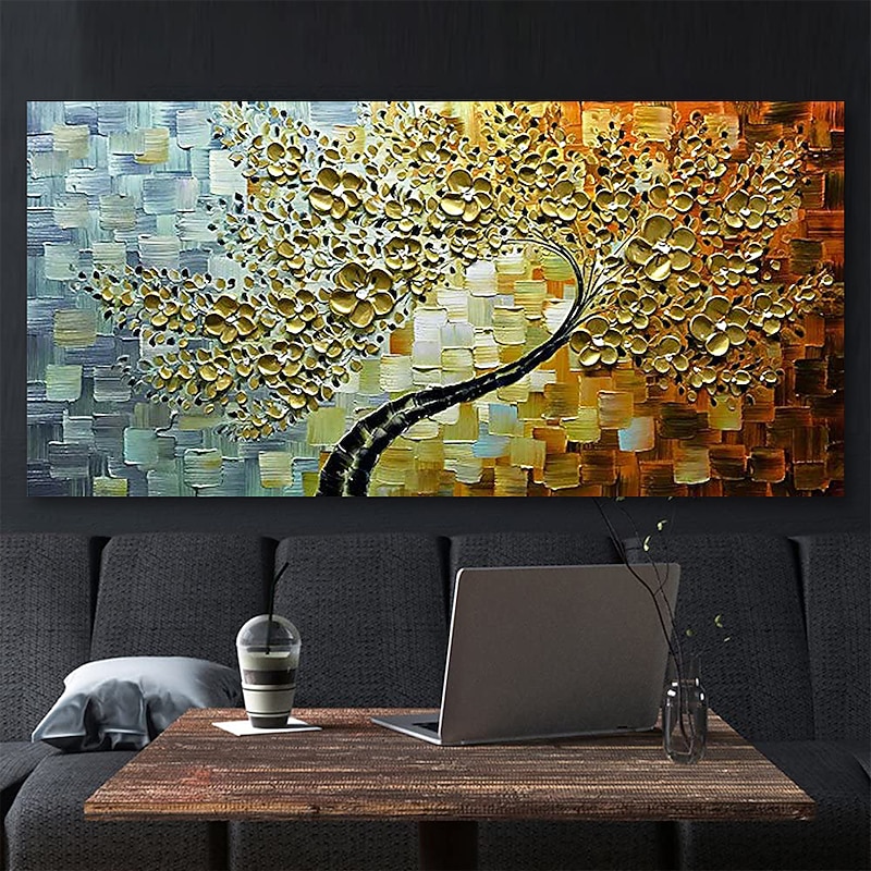 100% Hand-Painted Contemporary Art Oil Painting On Canvas Modern Paintings Home Interior Decor Art Painting Large Canvas Art(Rolled Canvas without Frame)4