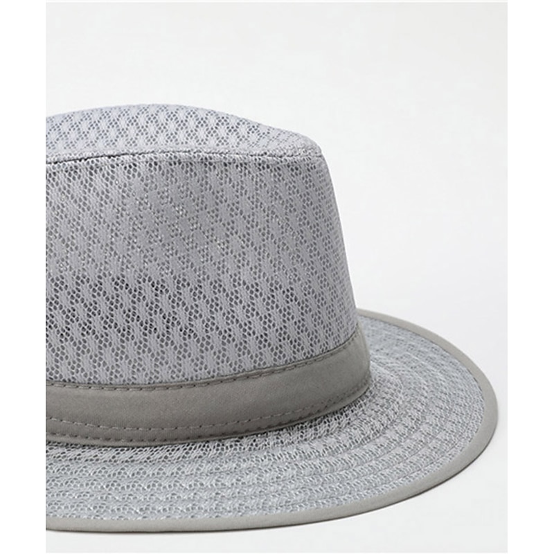 Men's Sun Hat Soaker Hat Safari Hat Gambler Hat Beach Hat Black khaki Polyester Travel Beach Outdoor Vacation Plain Sunscreen2