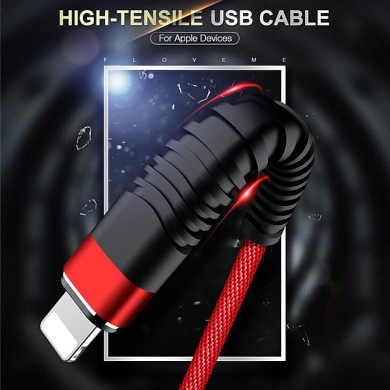 5A Data USB Cable for iPhone Fast Charger Charging Cable For Android phone type c xiaomi huawei Samsung Charger Wire For iPad3