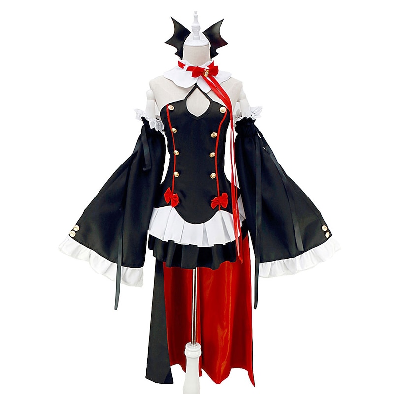 Krul Tepes Anime Cosplay Suits Dresses Cosplay Tops / Bottoms Dress Sleeves Corsets For Women's