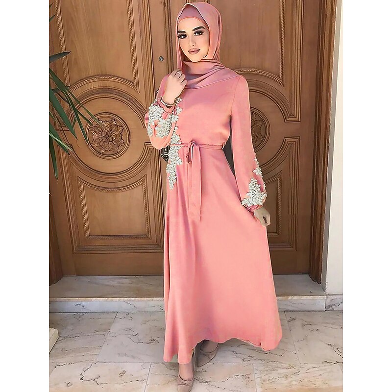 Women's Arabian Dress Muslim Dress Abaya Arabian Ramadan Embroidered Adults' Dress Party, Halloween2