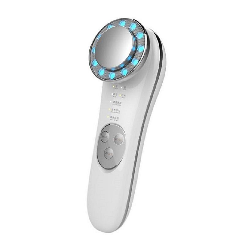 Portable Galvanic Facial Machine 7 In 1 High Frequency Face Massager Microcurrent Skin Firming Machine Skin Improve Roller Tools2