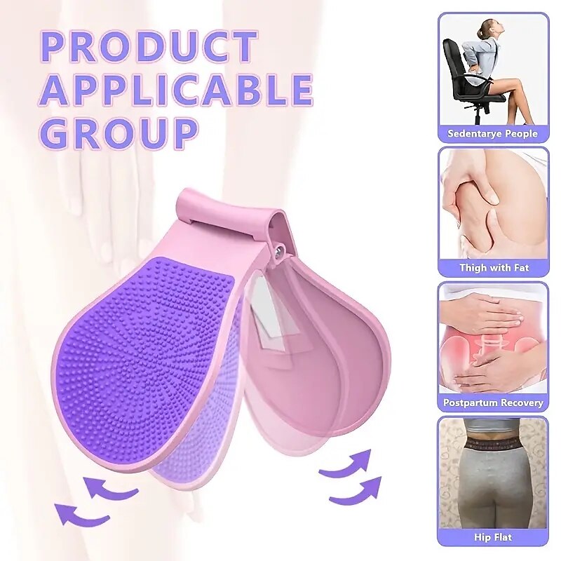 1pc Plastic Butt Trainer (Wear Pants When Using) Pelvic Floor Muscle Correction Exerciser For Inner Thighs Postpartum Rehabilitation Buttocks Legs Home Gym Fitness Equipment3